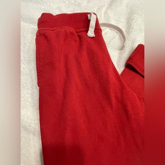 Medium 10/12 Urban Pipeline red fleece 2-pocket pull on athletic pants bottoms - Picture 8 of 12